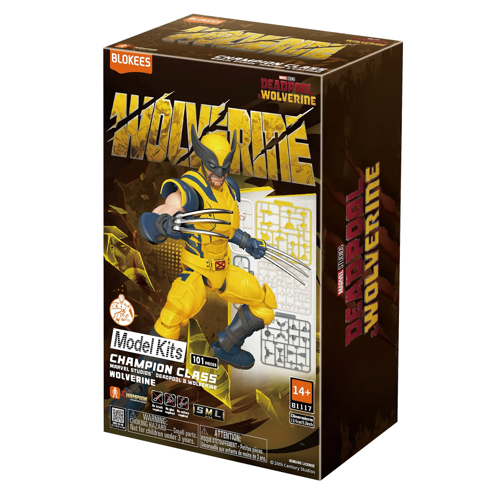 Marvel Deadpool & Wolverine Champion Class 05 Wolverine Model Kits | Blokees - Image 7