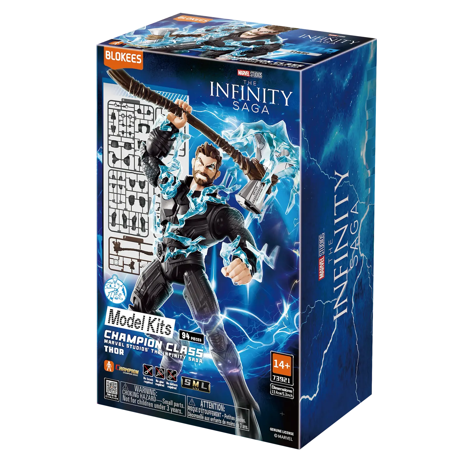 Marvel Infinity Saga Champion Class 02 Thor Model Kits | Blokees - Image 7