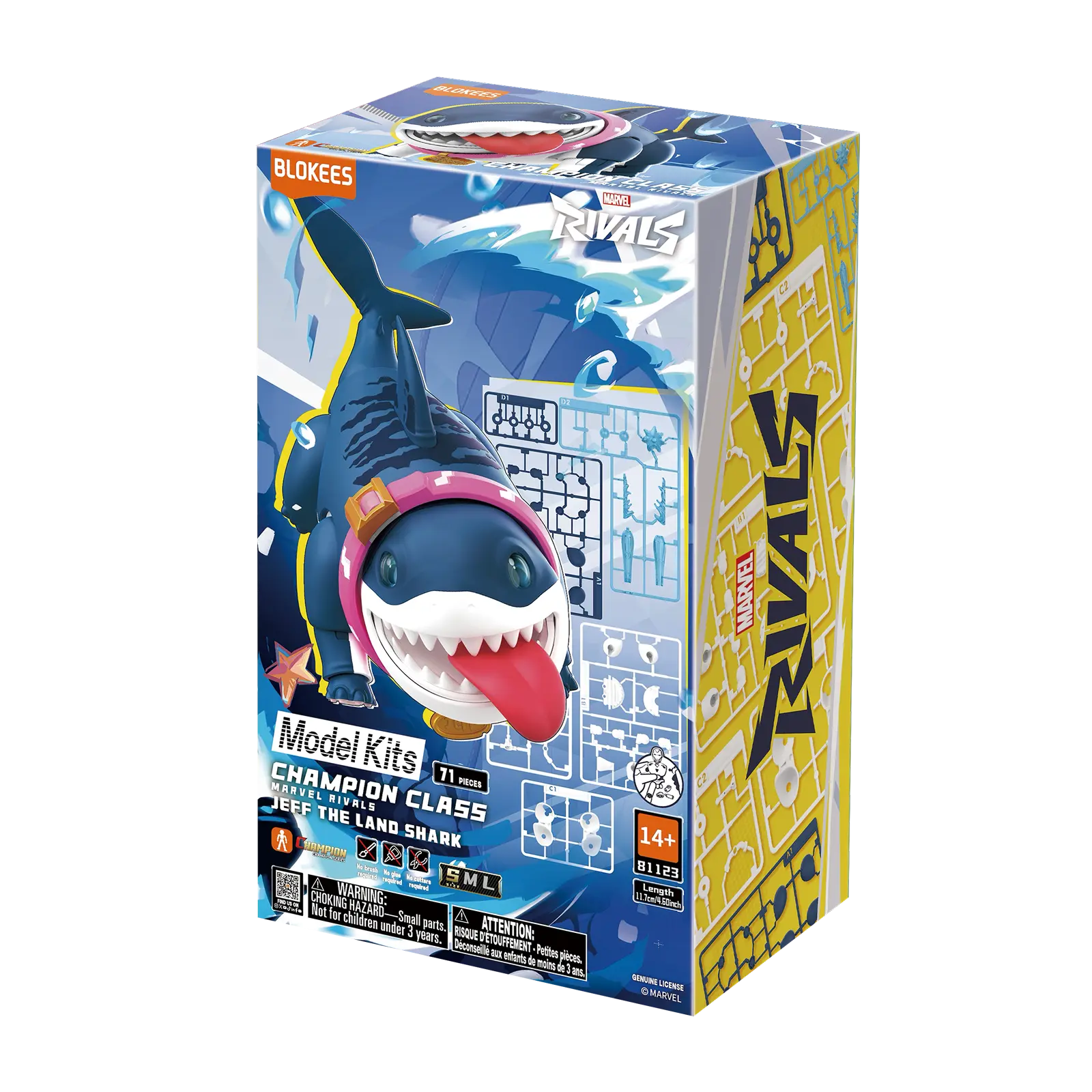 Marvel Rivals Champion Class 12 Jeff The Land Shark Model Kits | Blokees (Pre-Order) - Image 4