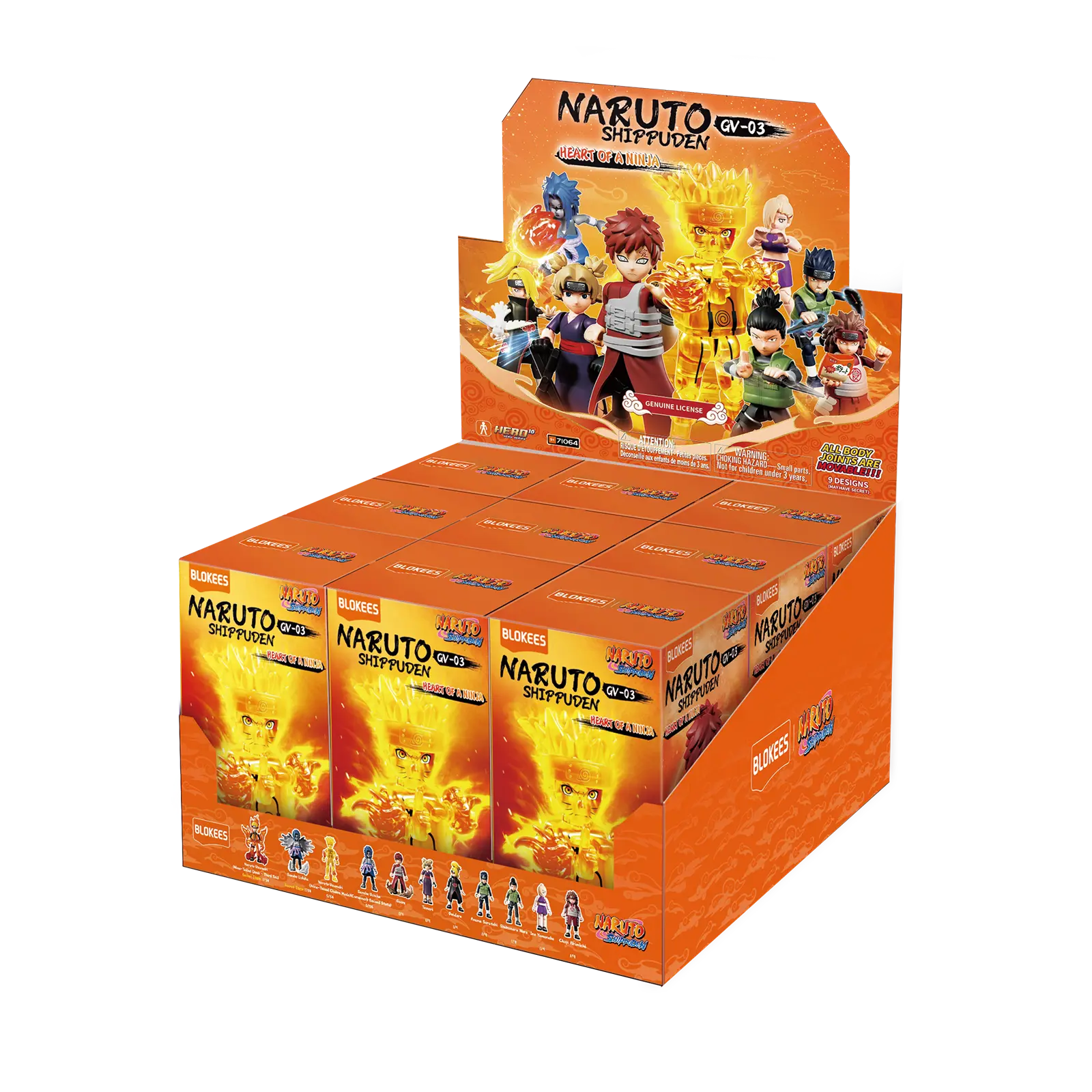 NARUTO SHIPPUDEN GV03 Heart of a Ninja | Blokees - Image 14