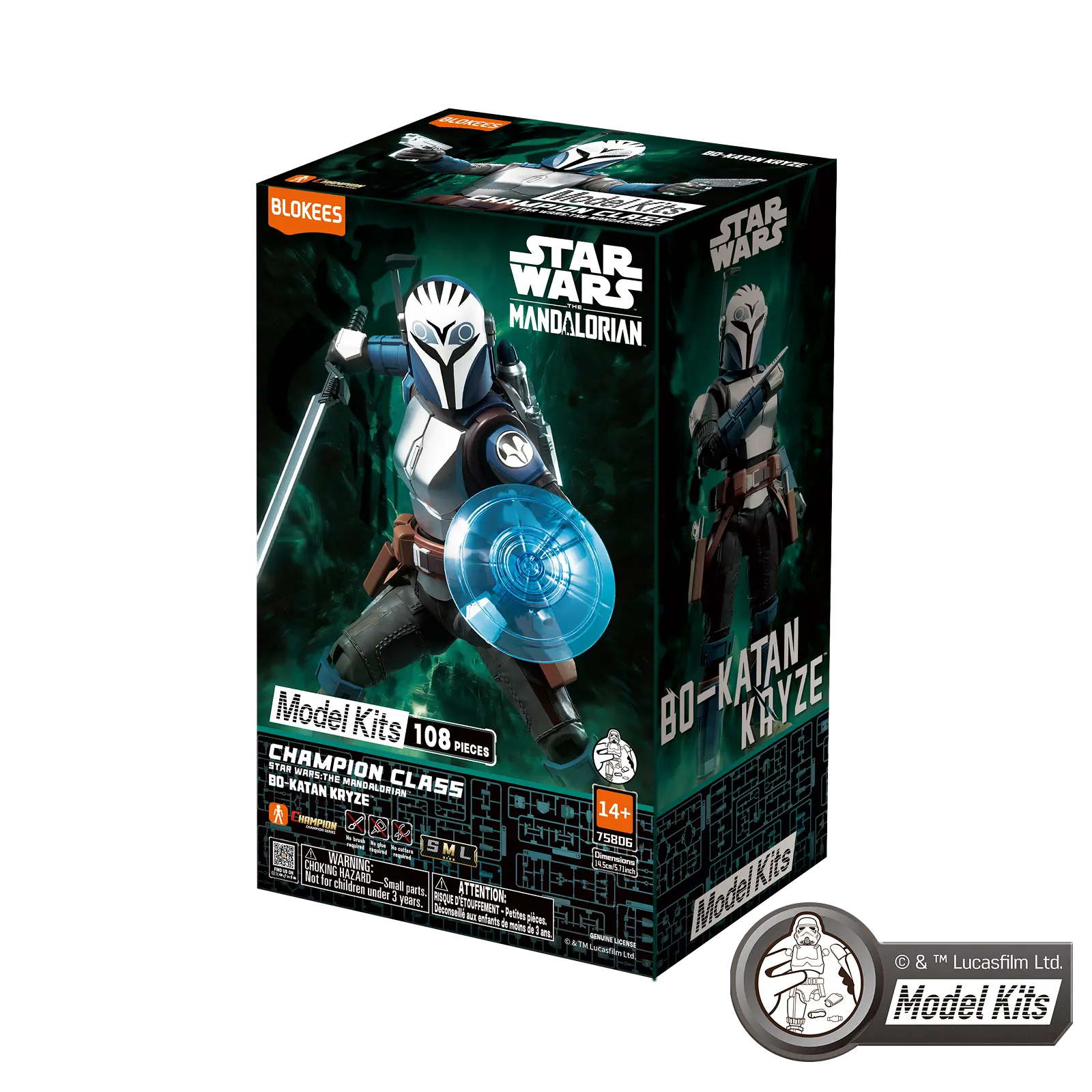 Star Wars: The Mandalorian™ Champion Class 06 Bo-Katan Kryze™ Model Kits | Blokees - Image 3